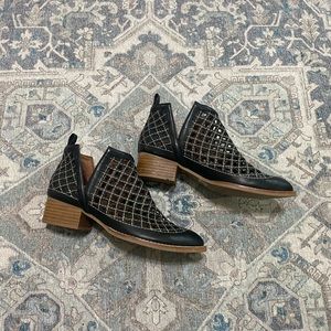 Jeffrey Campbell cutout ankle boots